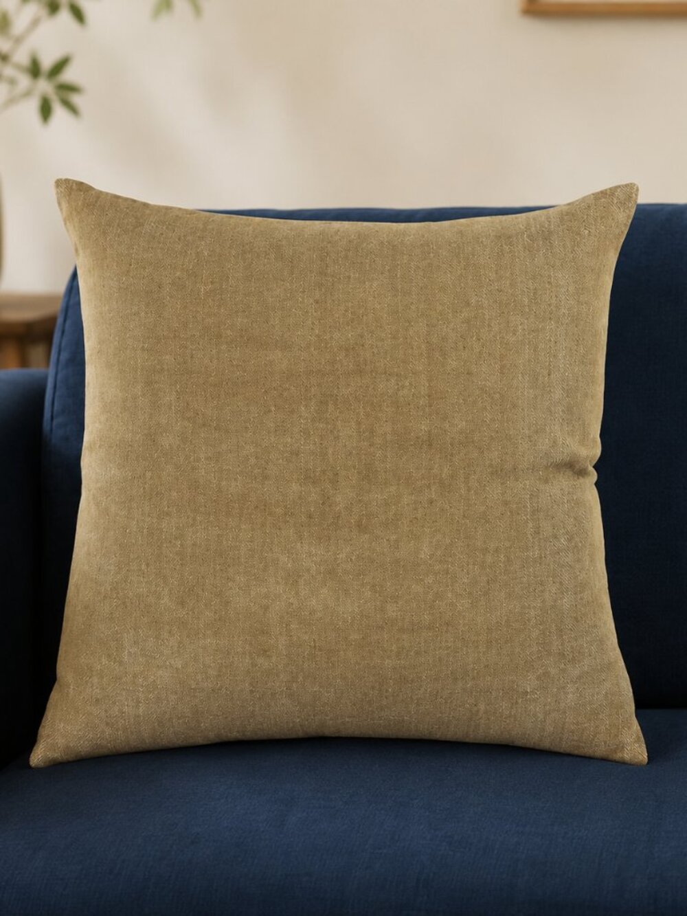 Rizzy Home Gold Solid Welted Decorative Pillow Cover